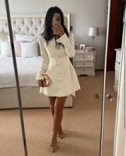 Odd Muse - The Ultimate Muse Long Sleeve Button Down Dress Ecru