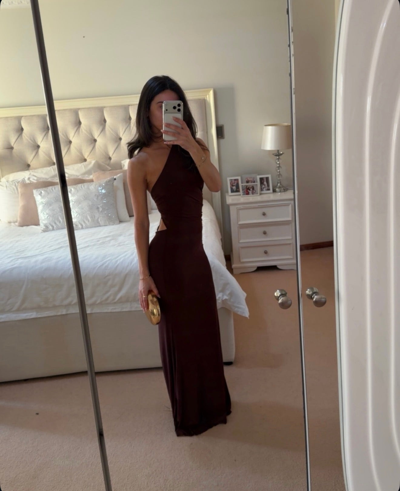 Natalie Rolt Fabienne Gown Espresso