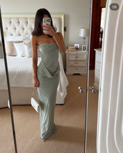 Maygel Coronel Gorgonia Sage dress