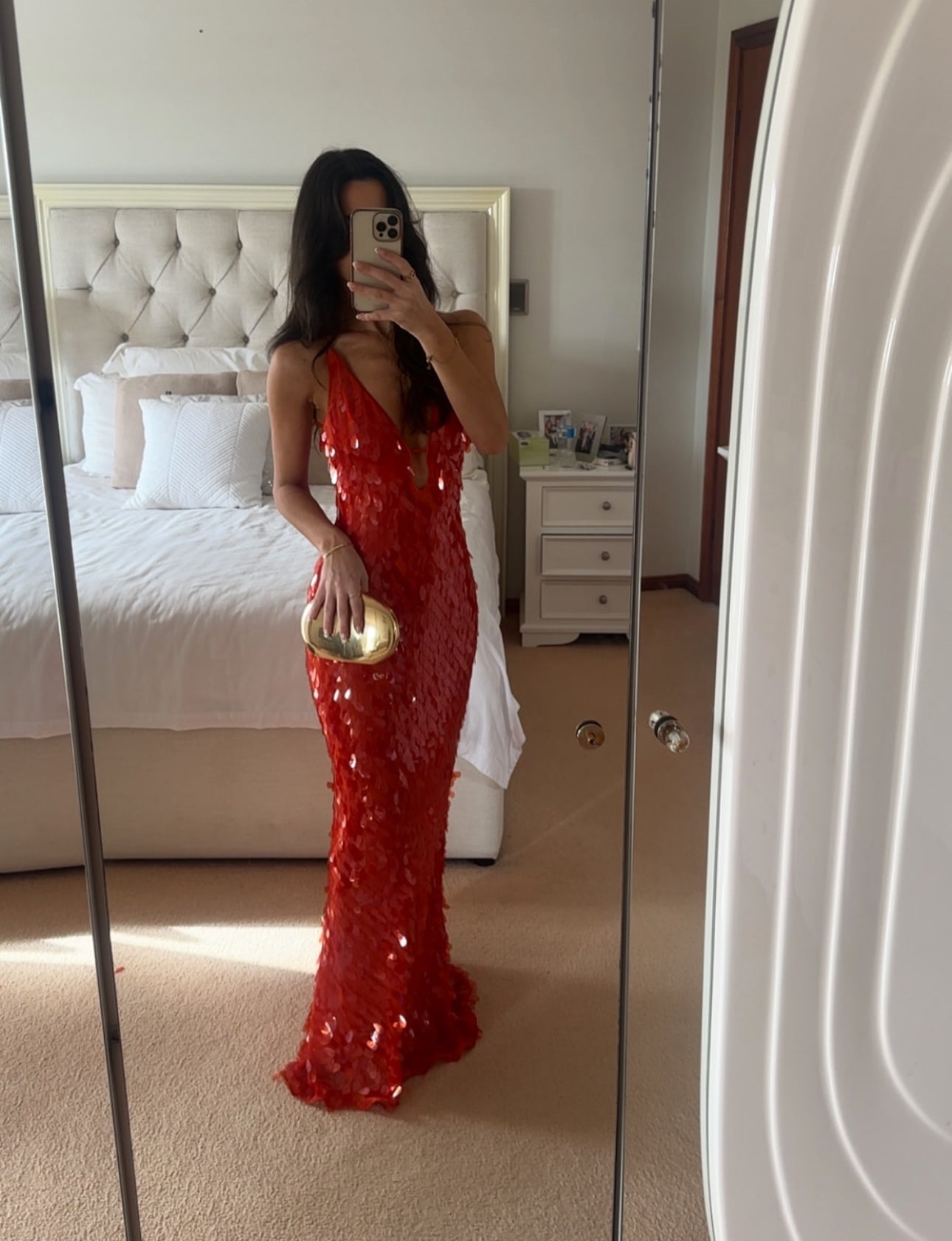 Misha- SAPPHIRE SEQUIN MAXI DRESS
