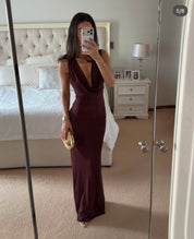 Bec & Bridge- BRIGITTE COWL NECK MAXI DRESS