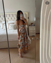 Zimmerman ASTER CORSET MIDI DRESS