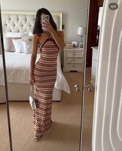 Faithful the label - 
Axel Maxi Dress Luis Stripe Dusty Mauve