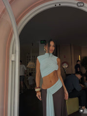 Bec + Bridge Conni Asym Midi Dress