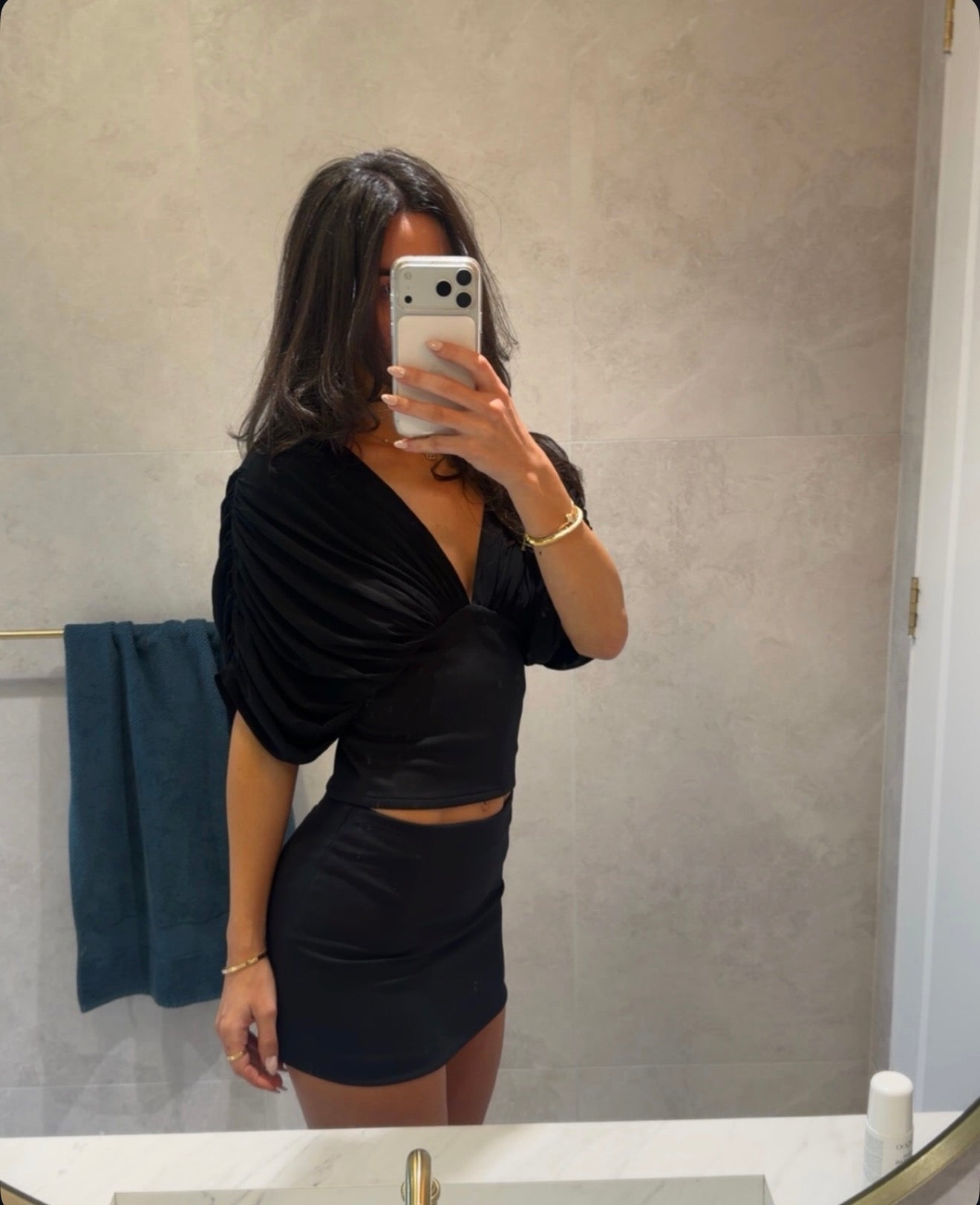 Ance Gria Neve Top & Skirt