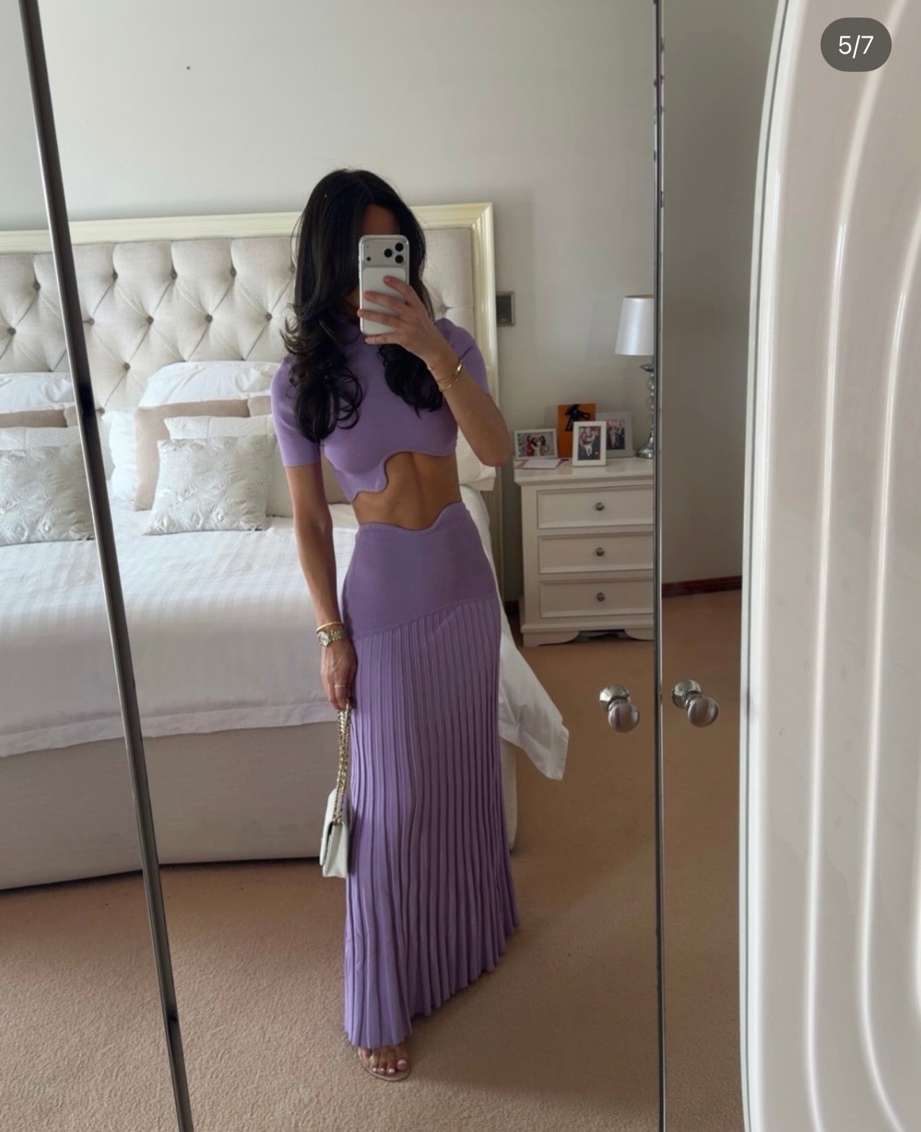Christopher Esber MAPARADITA PLEATED TOP & SKIRT