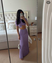 Christopher Esber MAPARADITA PLEATED TOP & SKIRT