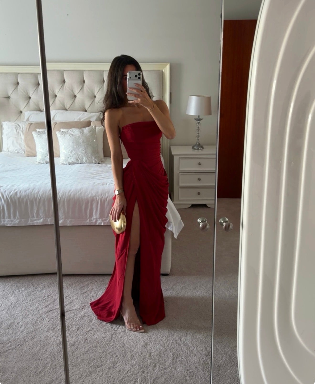 Babyboo Crya Maxi dress in red