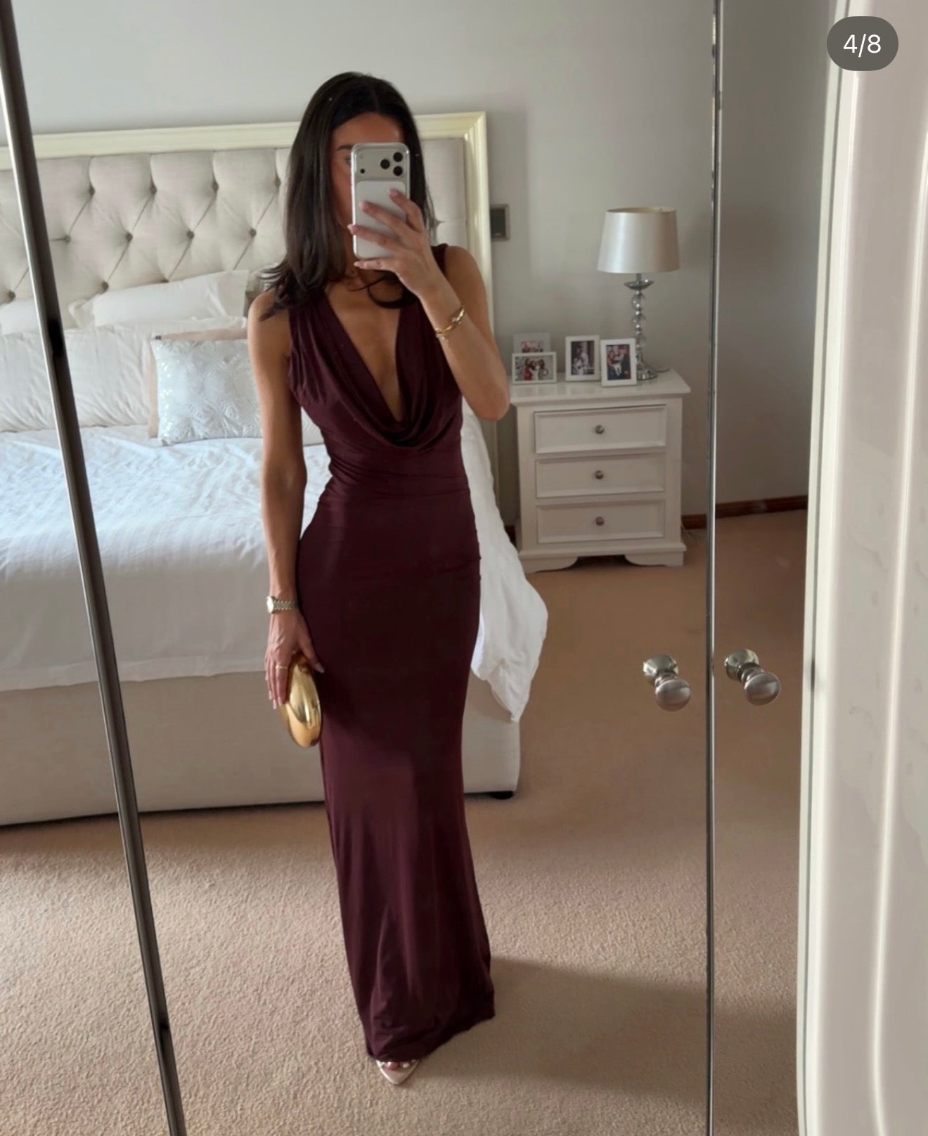 Bec & Bridge- BRIGITTE COWL NECK MAXI DRESS