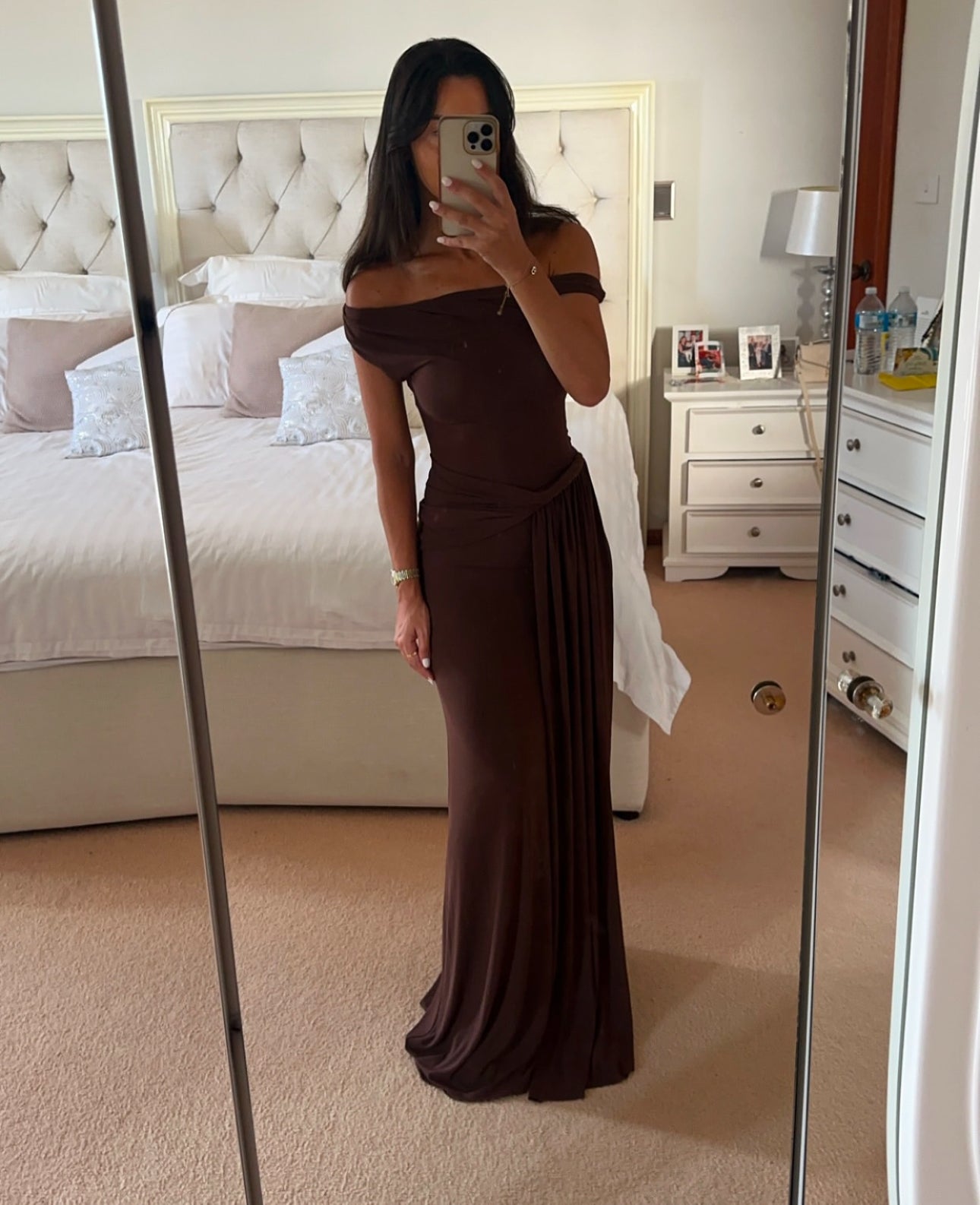 Misha The 'Sisal' Mesh Dress