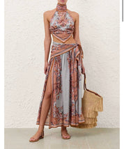 Zimmerman ASTER SCARF MIDI SKIRT SET