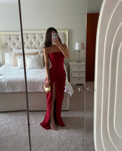 Babyboo Crya Maxi dress in red