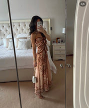 Zimmerman ASTER SCARF MIDI DRESS