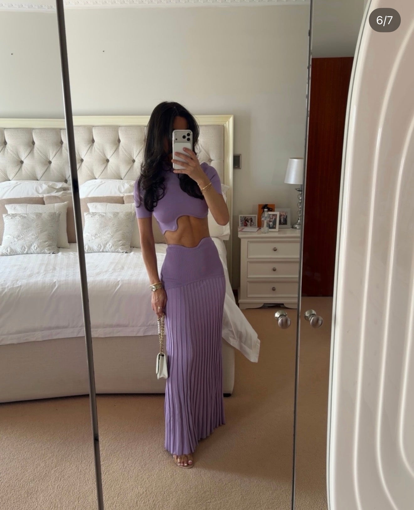 Christopher Esber MAPARADITA PLEATED TOP & SKIRT