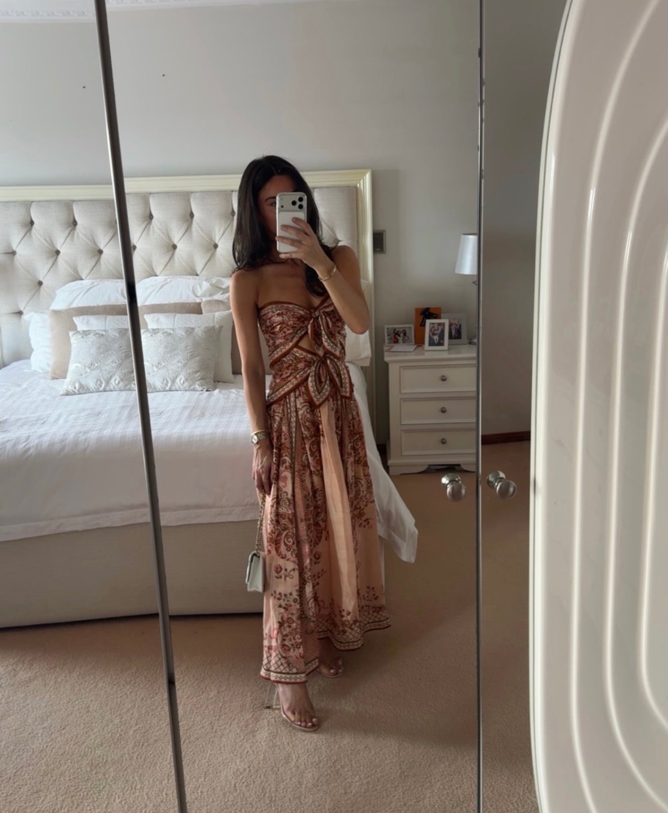 Zimmerman ASTER SCARF MIDI DRESS