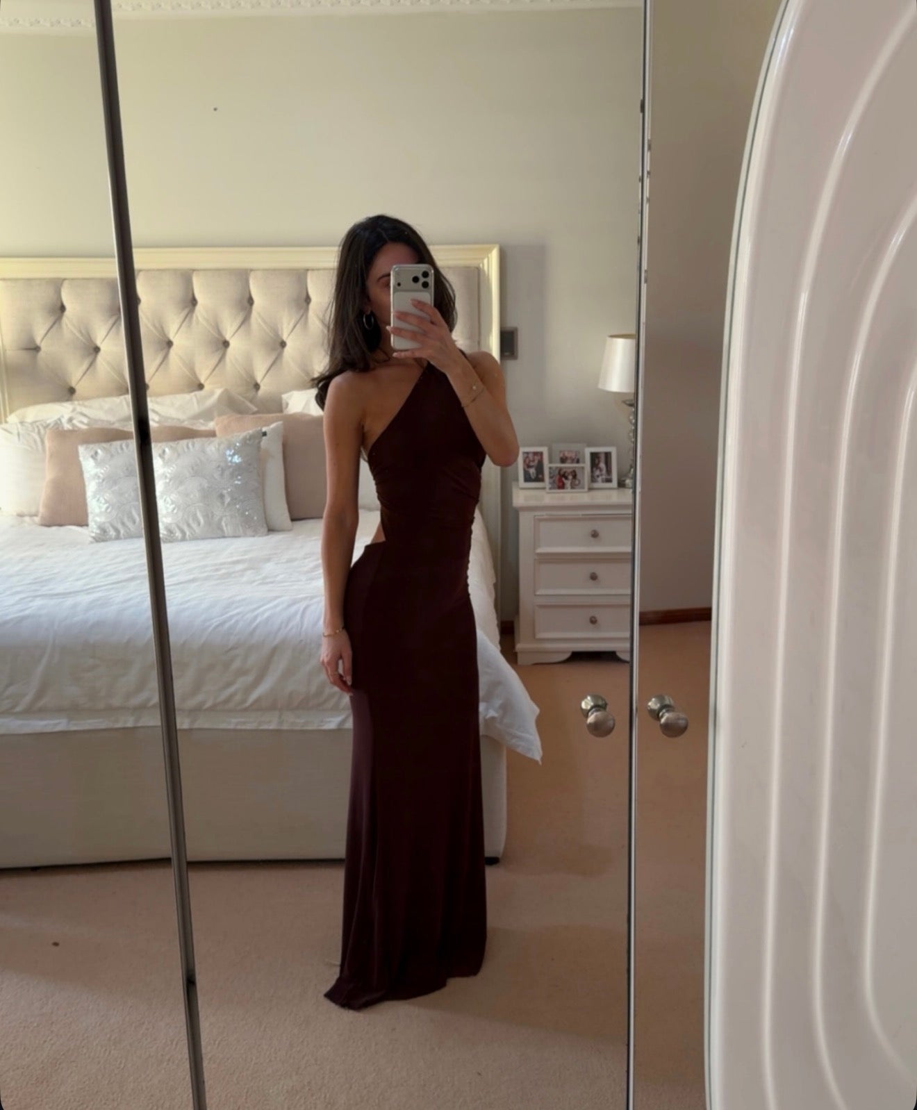 Natalie Rolt Fabienne Gown Espresso