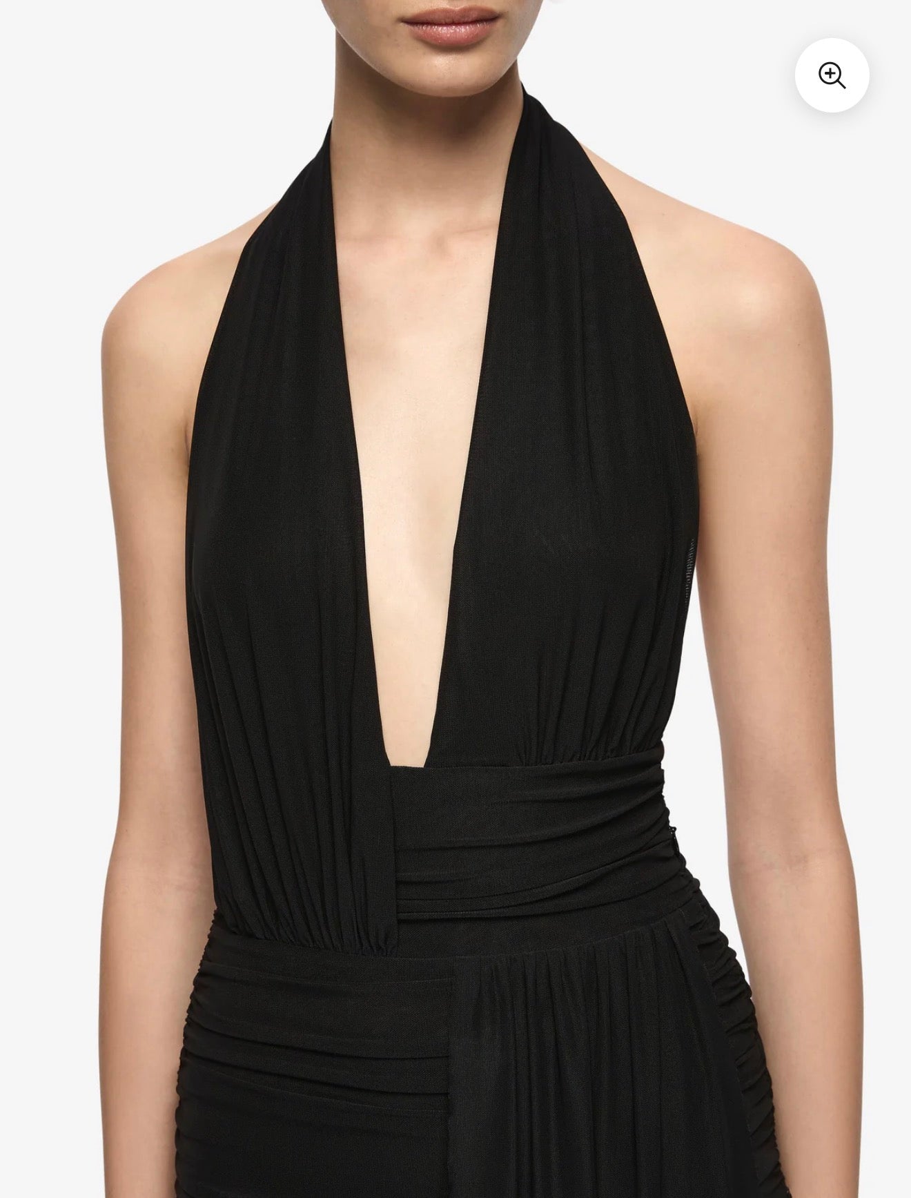 BEC + BRIDGE - CASSIS DRAPE MAXI DRESS (BLACK)