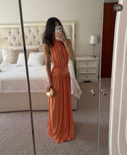 Arcina Ori SANTINA DRESS TANGERINE