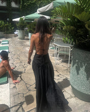 Zimmermann Rhiannon Plunge Halter Maxi