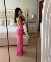 By Nicola Riley Maxi Dress In Pink
