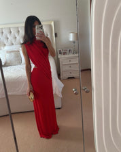 Effie Kats Aleksi Gown Red