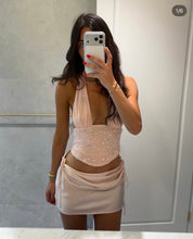 Natalie Rolt Bronte Top and Evelyn Mini Skirt in Pink