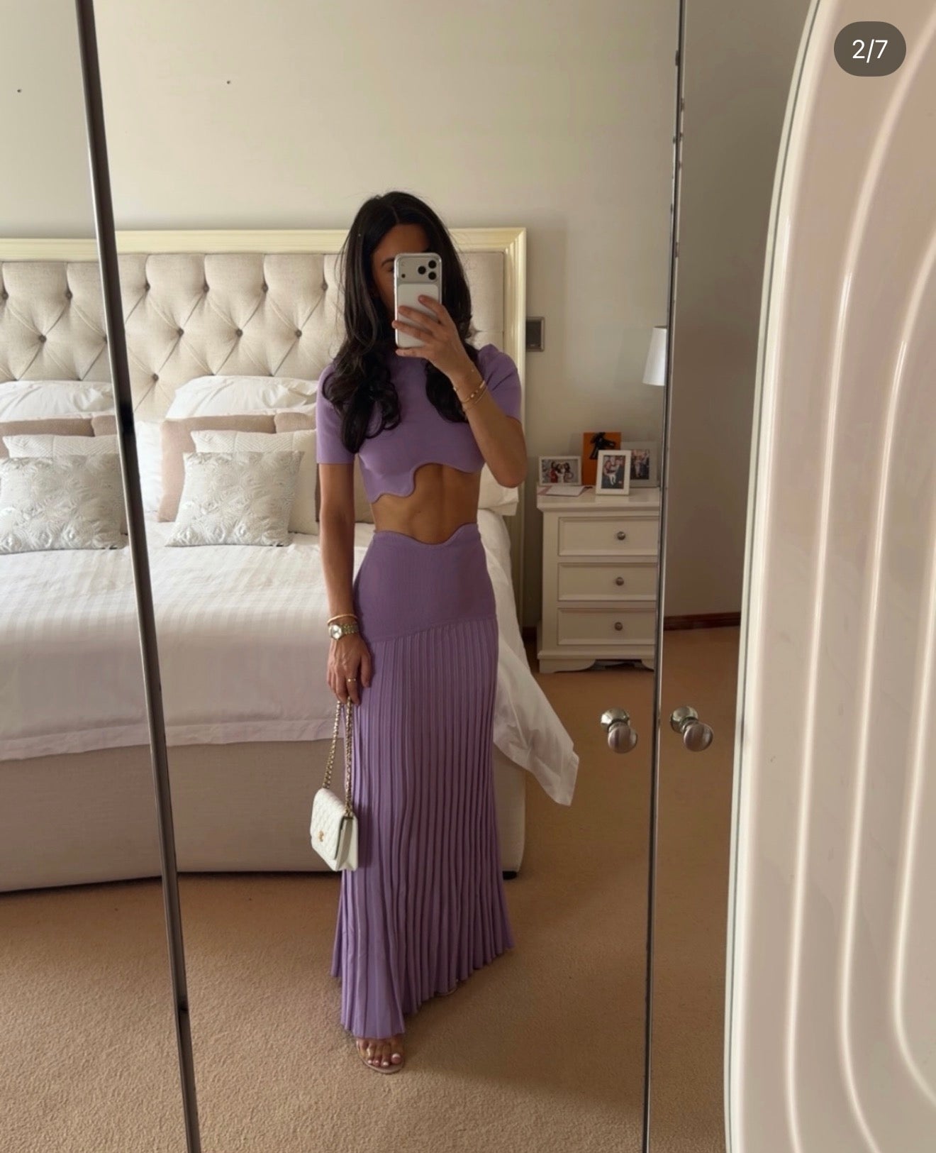 Christopher Esber MAPARADITA PLEATED TOP & SKIRT