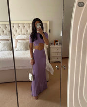 Christopher Esber MAPARADITA PLEATED TOP & SKIRT