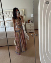 Zimmerman INDRA PLUNGE HALTER MAXI DRESS