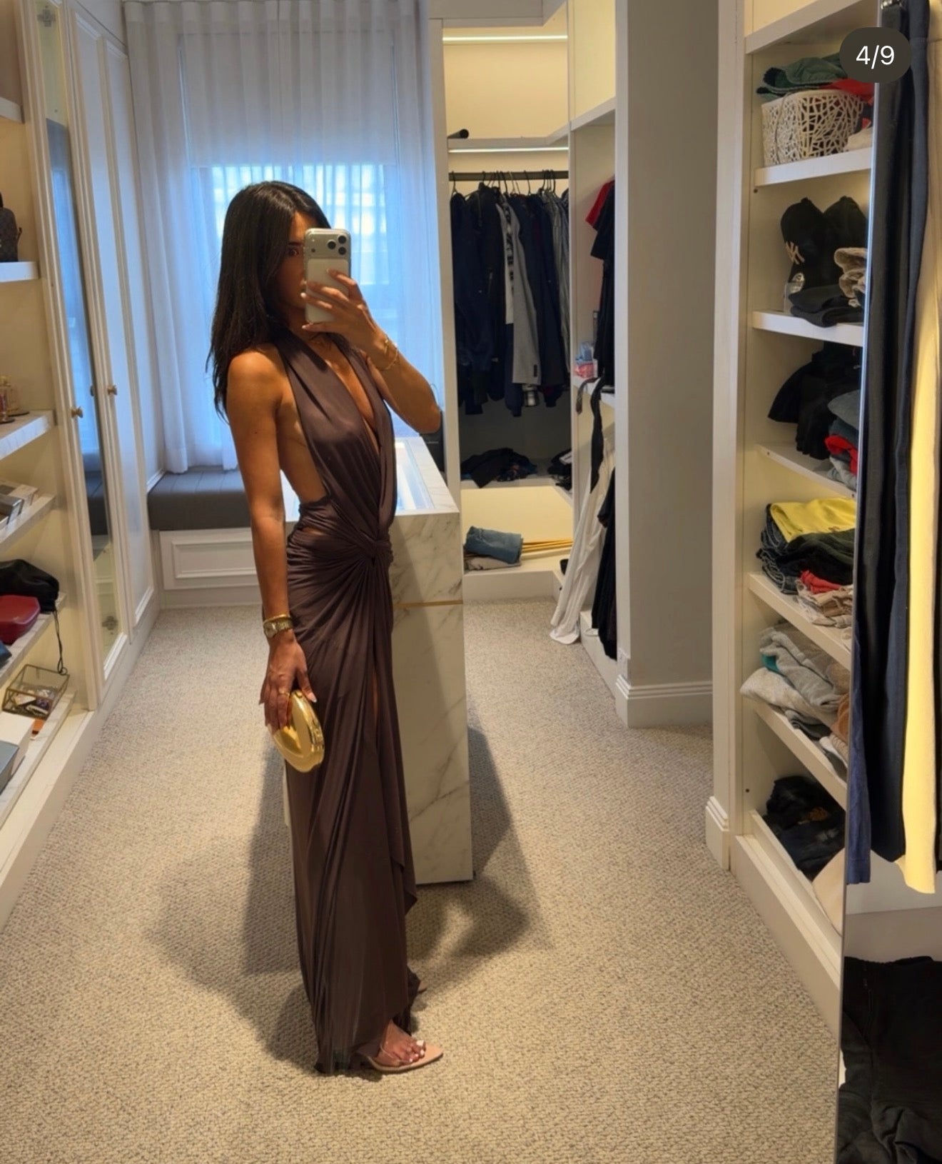 Bec & Bridge - CLEMENTINE TWIST DRESS in milk chocolate