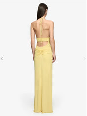 Bec & Bridge XANTHI V NECK MAXI DRESS in yellow 💛