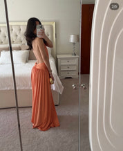 Arcina Ori SANTINA DRESS TANGERINE