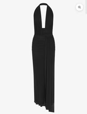 BEC + BRIDGE - CASSIS DRAPE MAXI DRESS (BLACK)