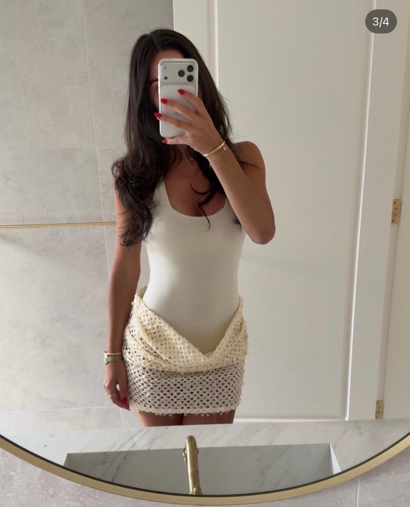 Benni Ariel White Mini