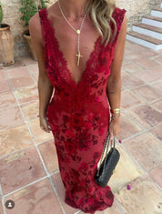 JULIETTE MAXI DRESS IN ROSÉ By Bydee