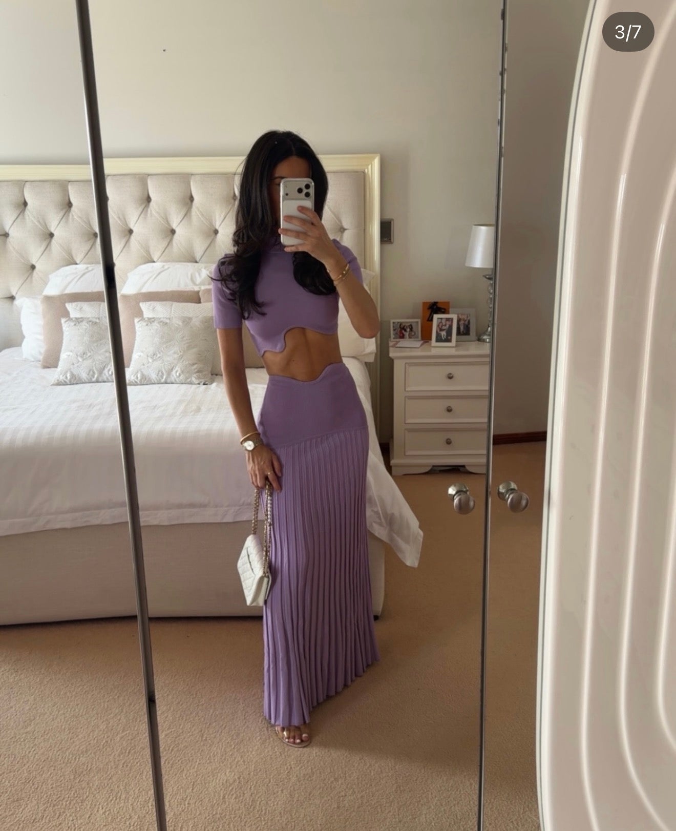 Christopher Esber MAPARADITA PLEATED TOP & SKIRT