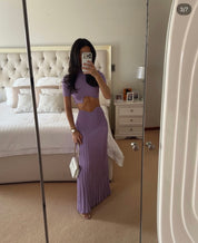 Christopher Esber MAPARADITA PLEATED TOP & SKIRT