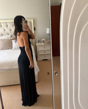 Misha Jennifer Cupro Maxi Dress Black