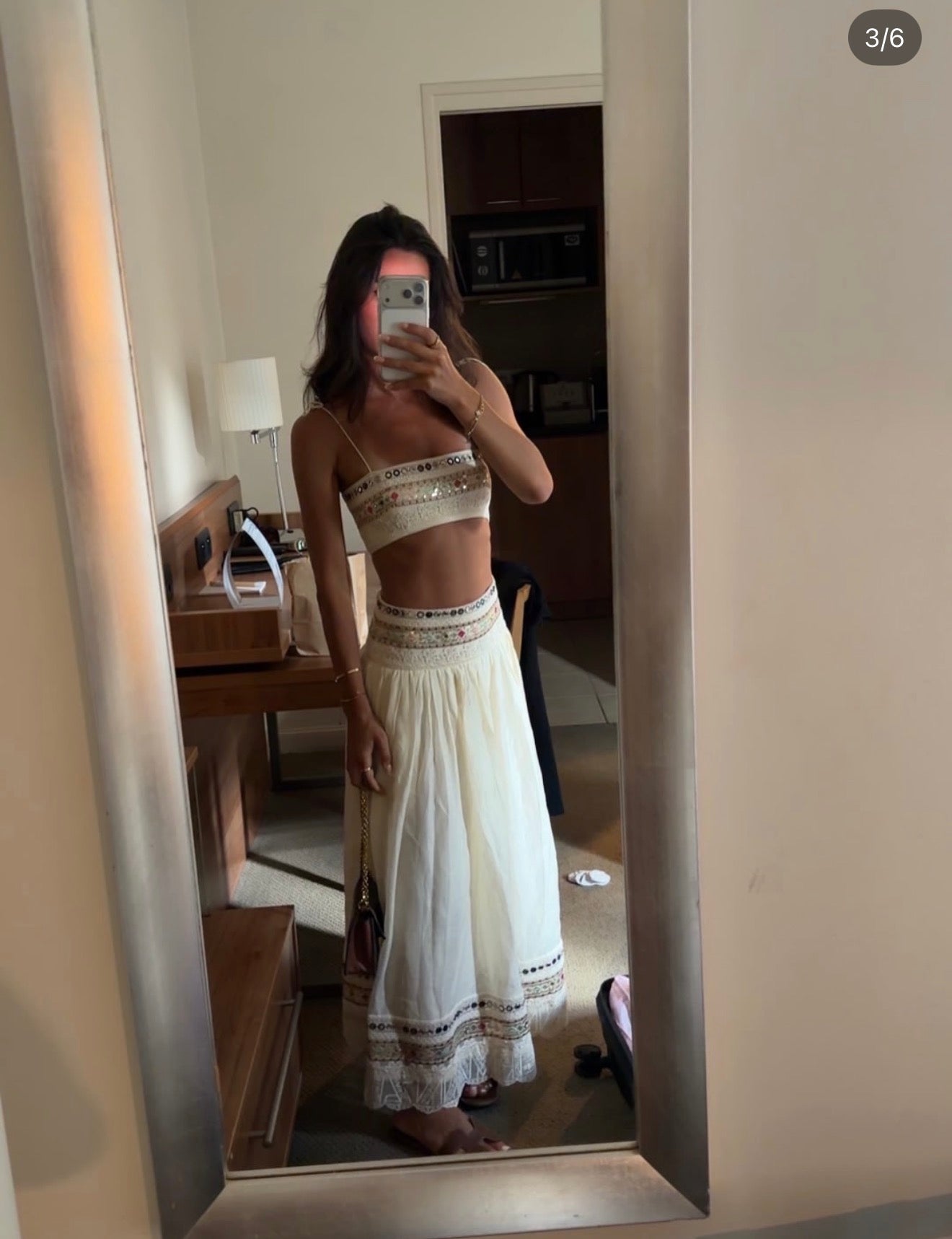 Zimmerman ASTER EMBELLISHED MIDI SKIRT set