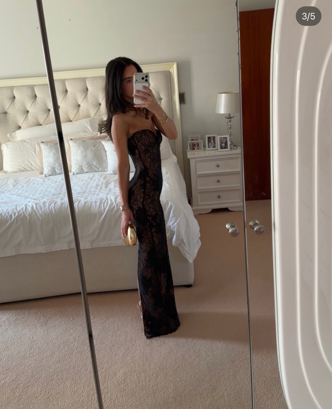 House of CB Black Lace Maxi Dress - Limited Edition