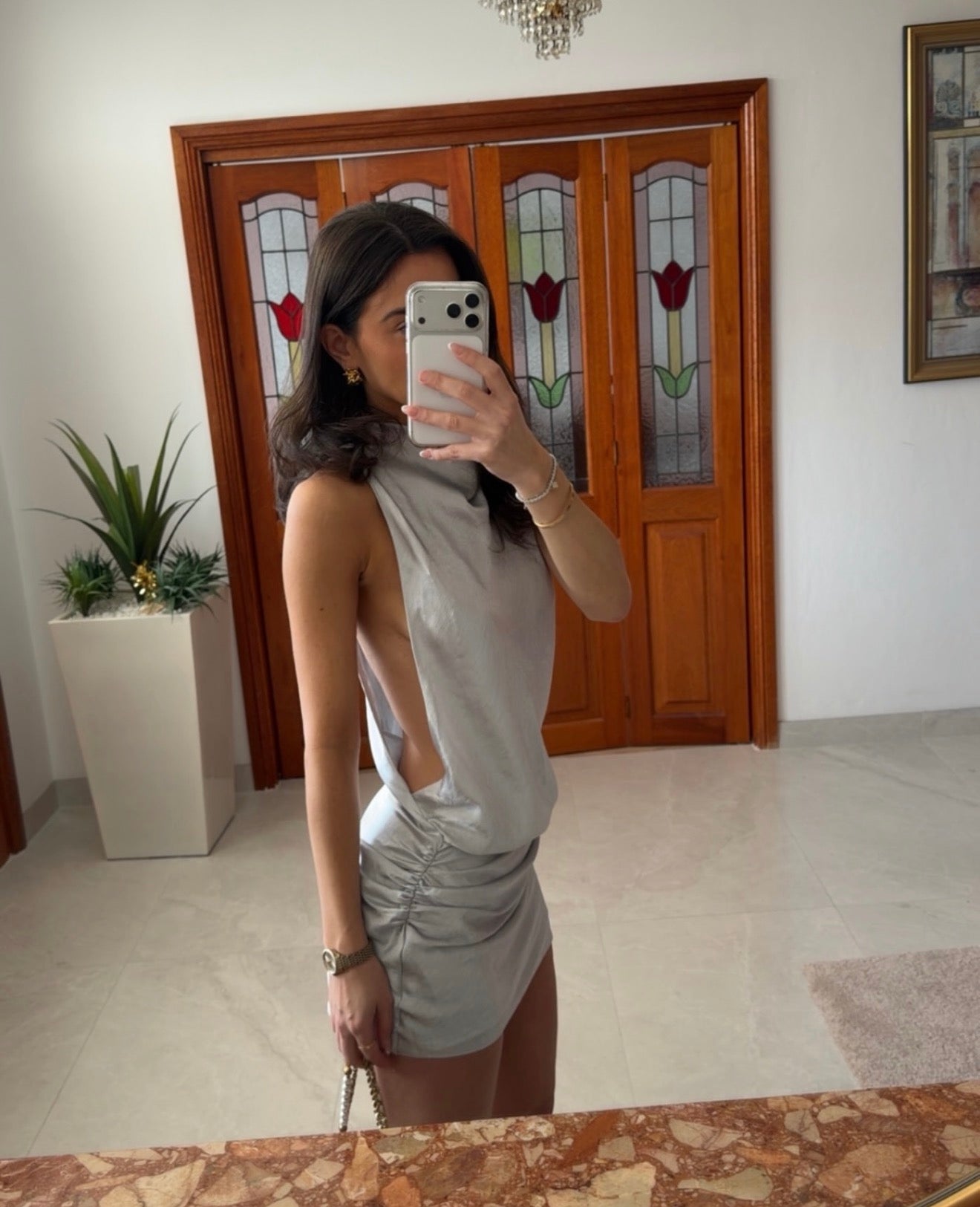 Bec & Bridge - JUNA HIGH NECK MINI DRESS