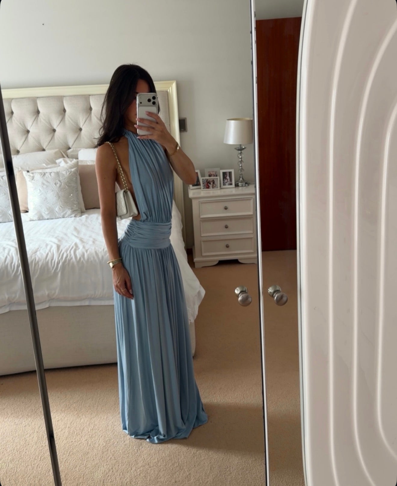 Arcina Ori Santina dress sky blue
