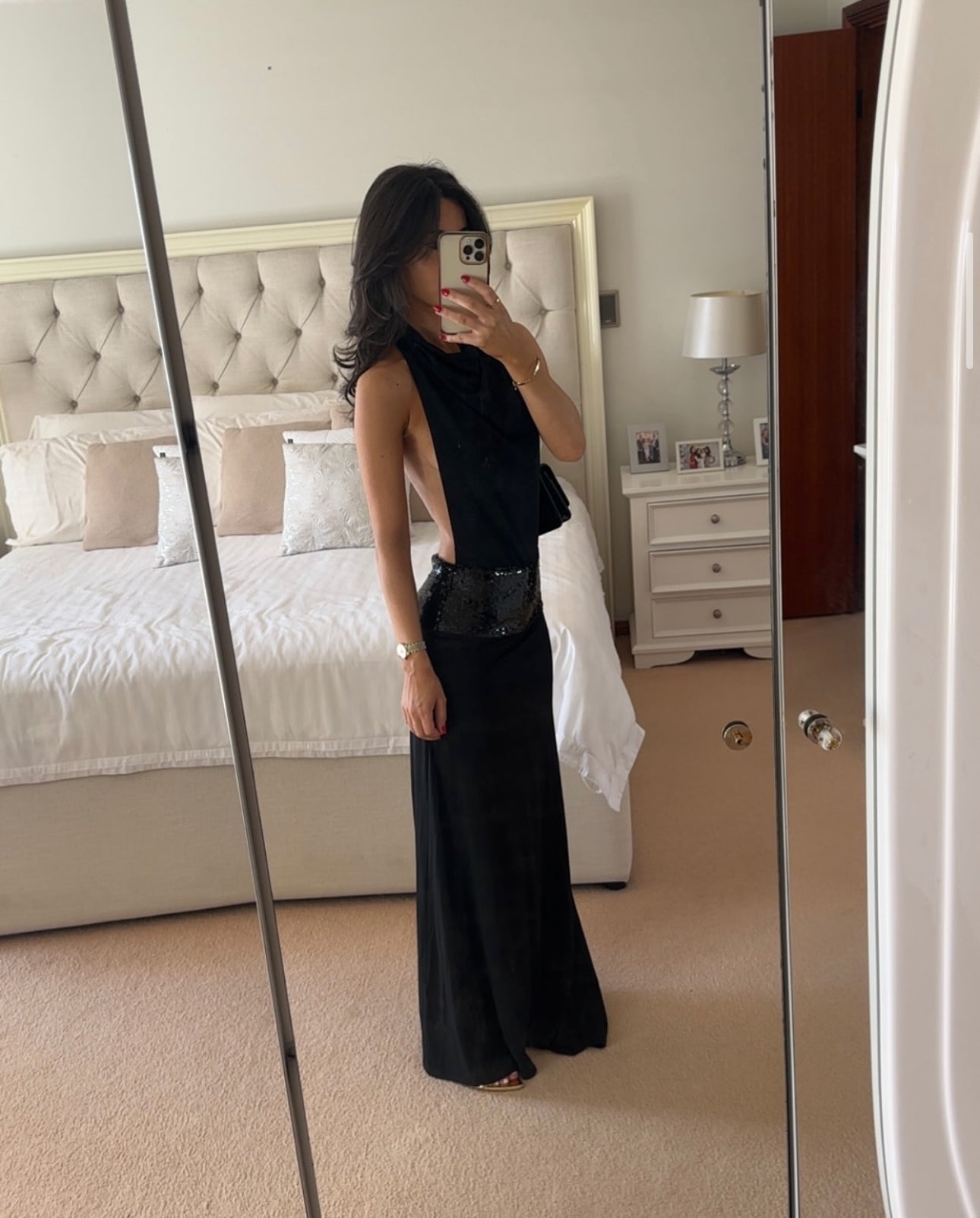 Ance Gria - Adele Gown in black