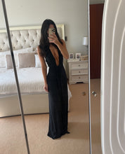 Misha Jennifer Cupro Maxi Dress Black