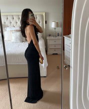 THE VENUS GATHERED CUPRO DRESS by Misha