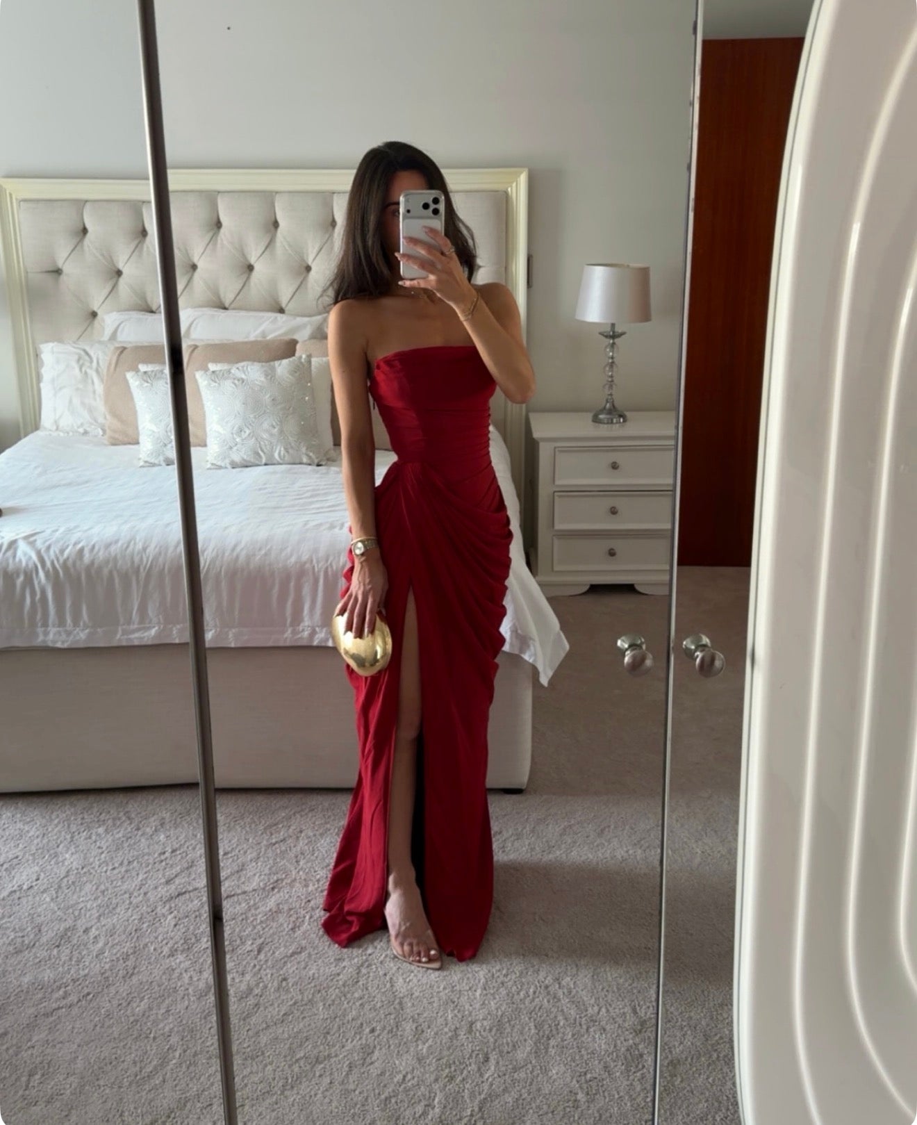 Babyboo Crya Maxi dress in red
