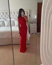 Effie Kats Aleksi Gown Red