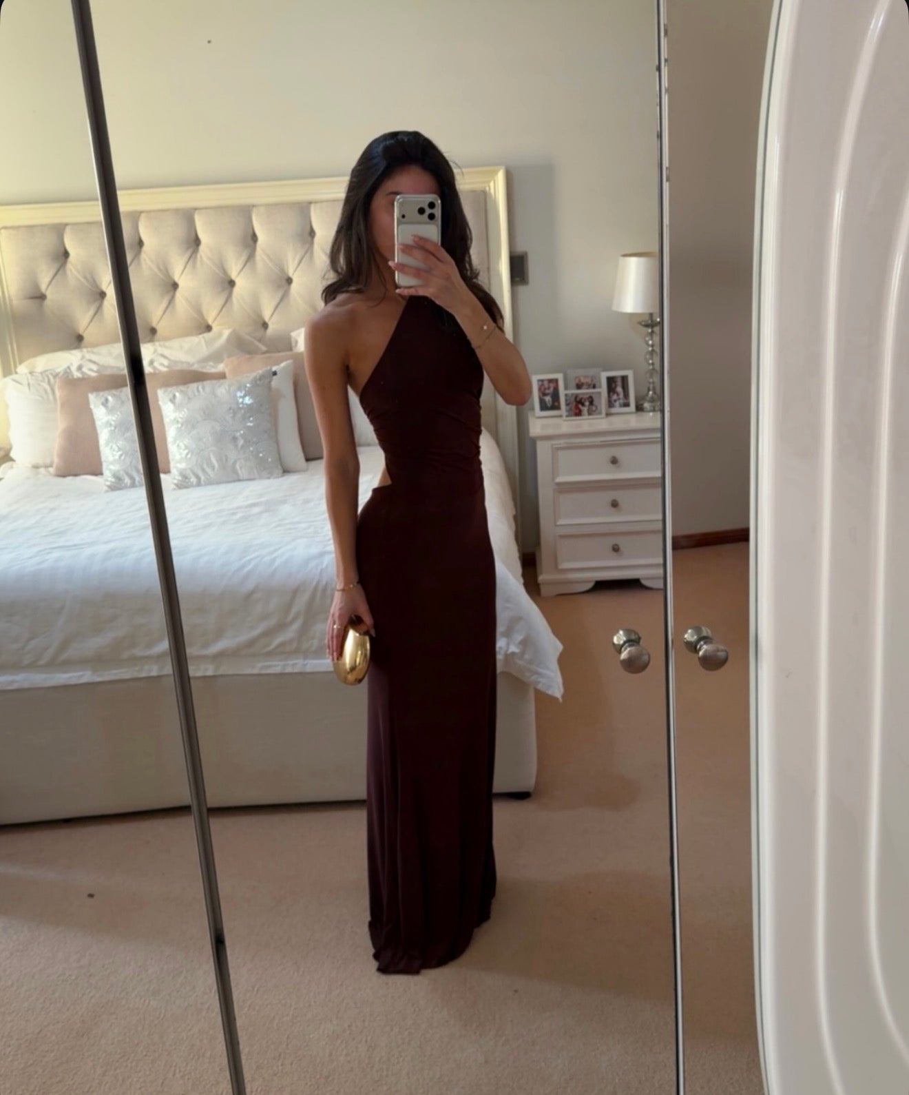 Natalie Rolt Fabienne Gown Espresso