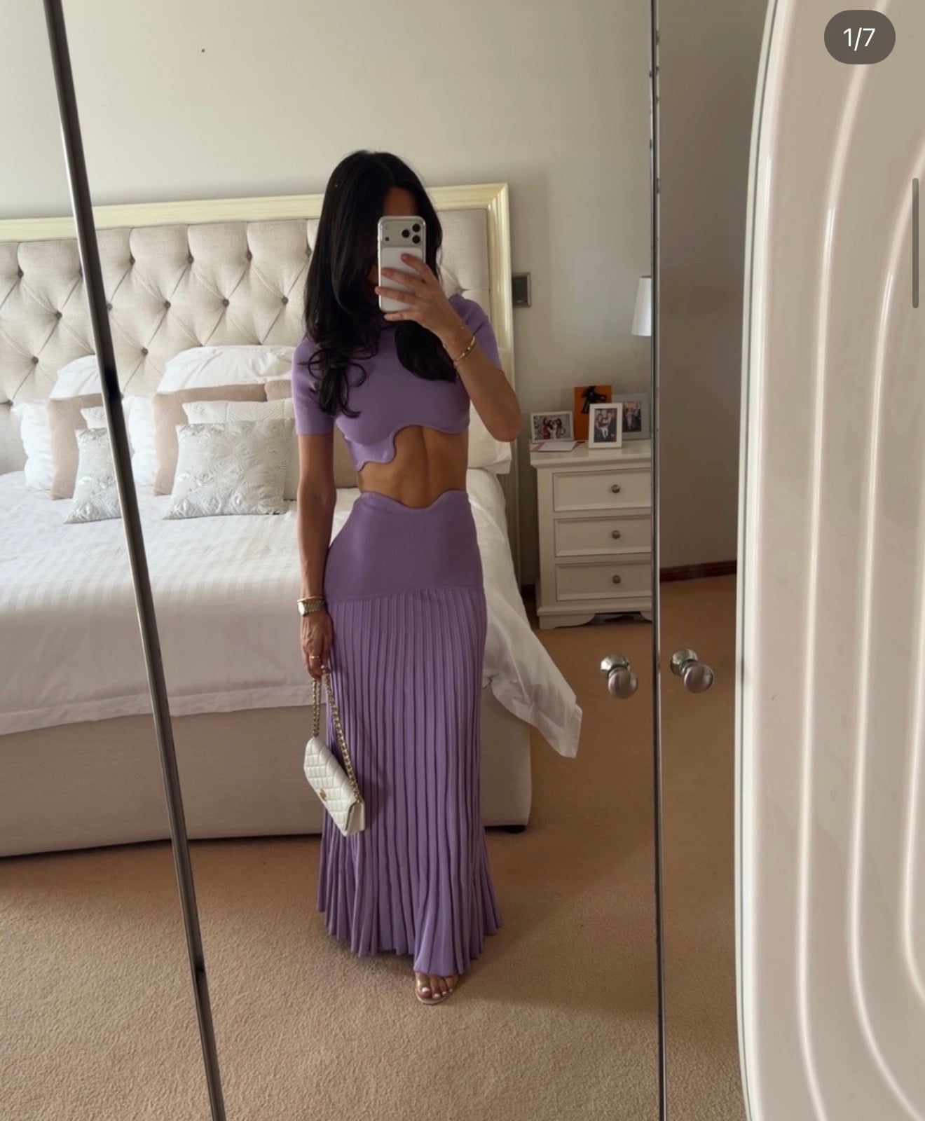Christopher Esber MAPARADITA PLEATED TOP & SKIRT