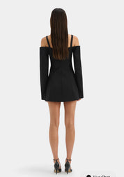 Sir the Label Sandrine Long Sleeve Mini Dress